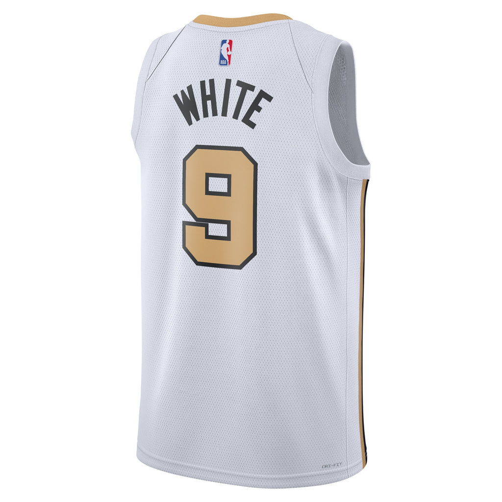 Boston Celtics Nike 2025/26 City Edition Swingman Jersey - White - Derrick White - Unisex