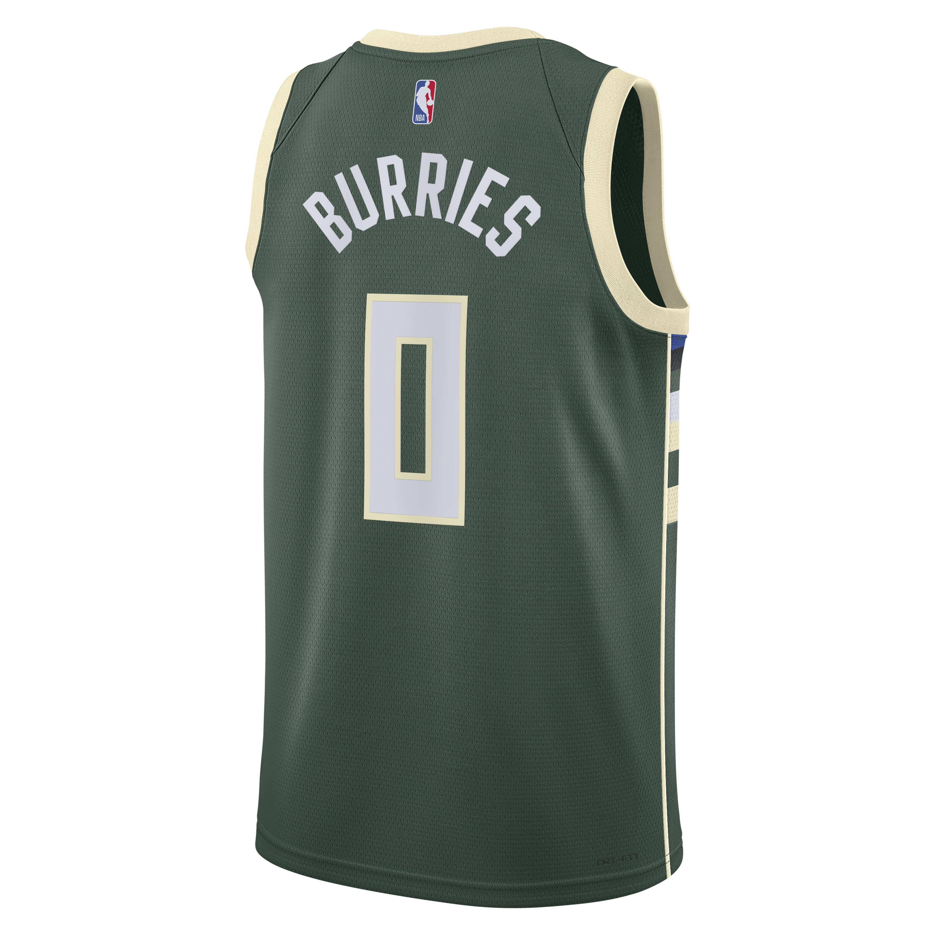 Milwaukee Bucks Nike Icon Swingman Jersey - Green - Brayden Burries - Unisex