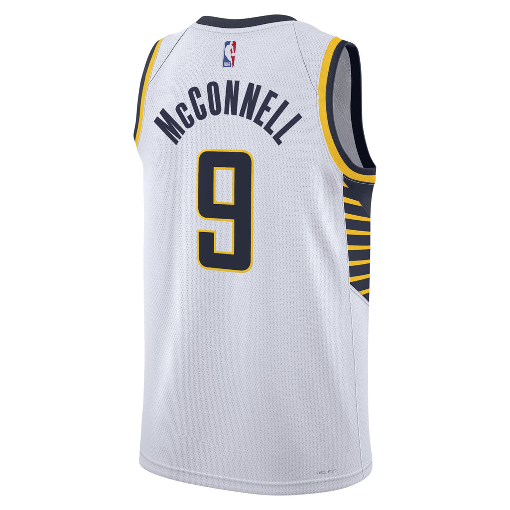 Indiana Pacers Nike Association Edition Swingman Jersey - White - T.J. McConnell - Unisex