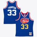Denver Nuggets Mitchell & Ness David Thompson 1975 Dark Authentic Jersey - Royal Blue