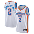 Oklahoma City Thunder Nike Association Edition Swingman Jersey - White - Shai Gilgeous-Alexander - Youth
