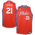 Philadelphia 76ers NBA Statement Swingman Jersey - Joel Embiid - Youth