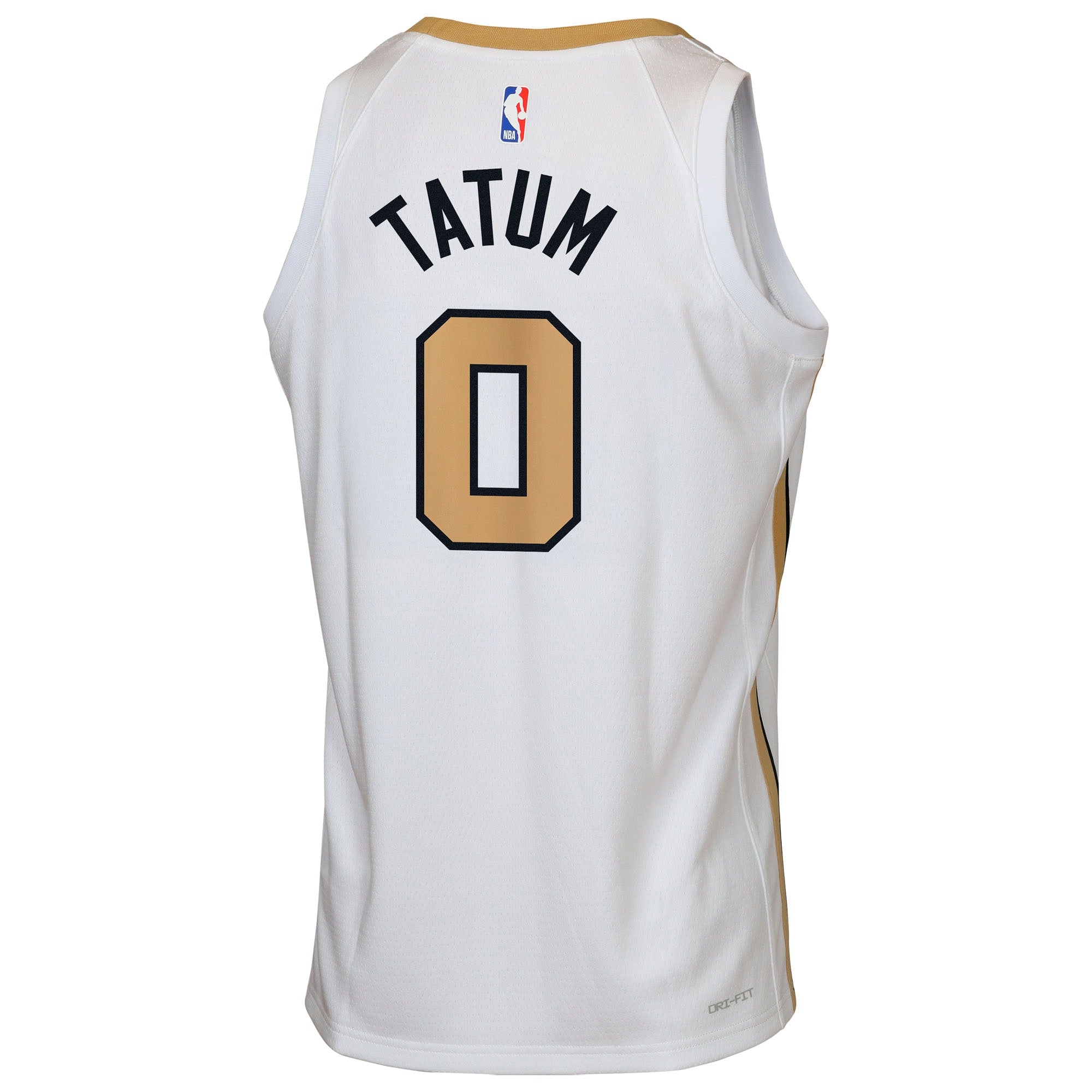 Boston Celtics Nike 2025/26 City Edition Swingman Jersey - White - Jayson Tatum - Youth