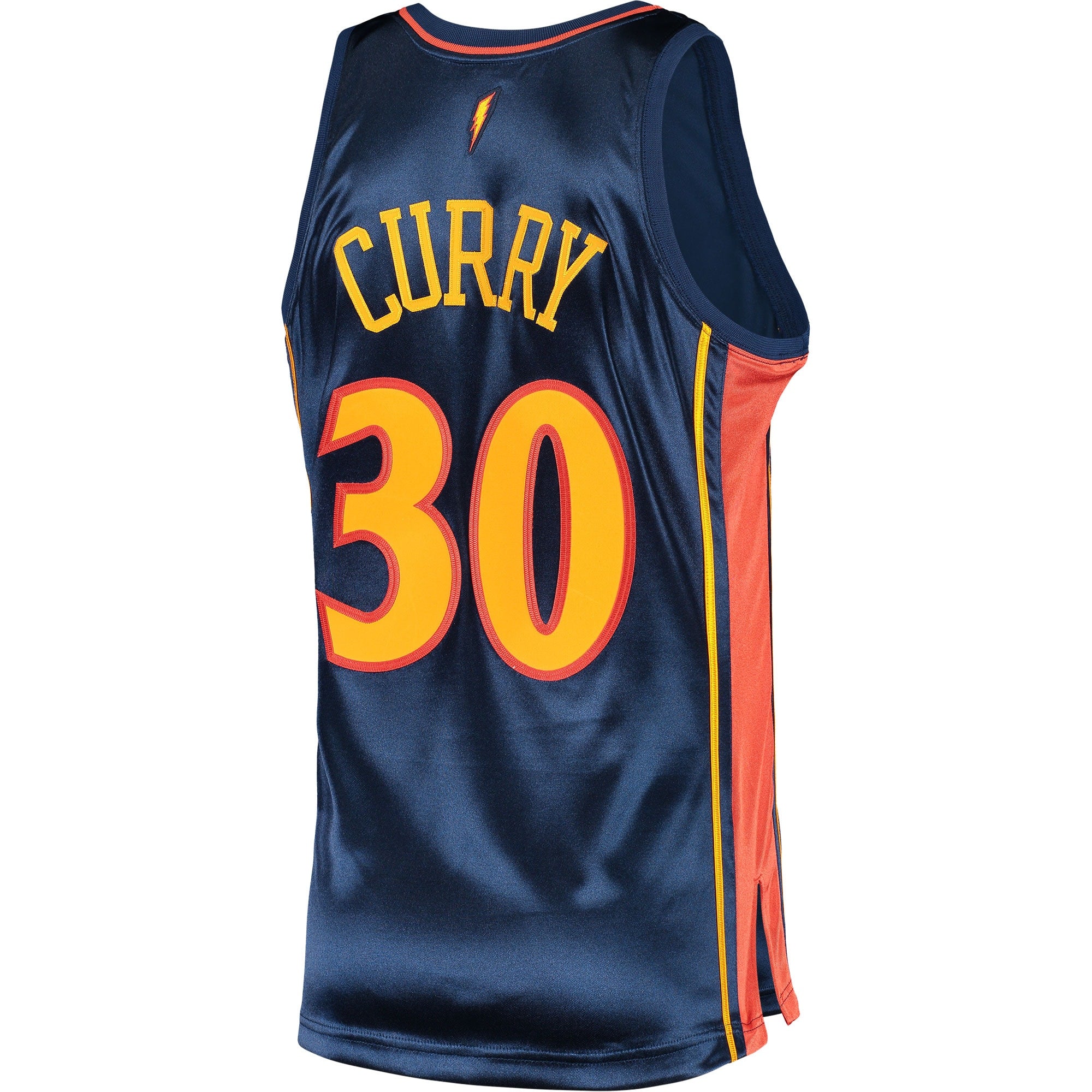 Men's Mitchell & Ness Stephen Curry Navy Golden State Warriors 2009 Hardwood Classics Authentic Jersey