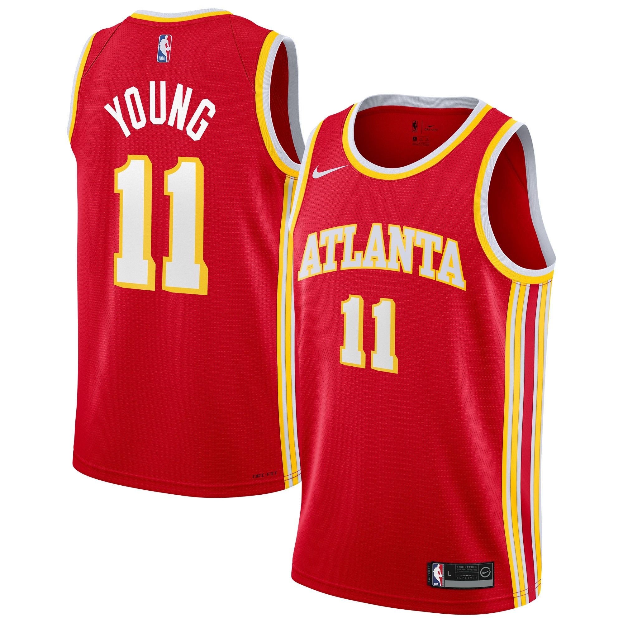 Atlanta Hawks NBA Icon Swingman Jersey - Trae Young - Youth