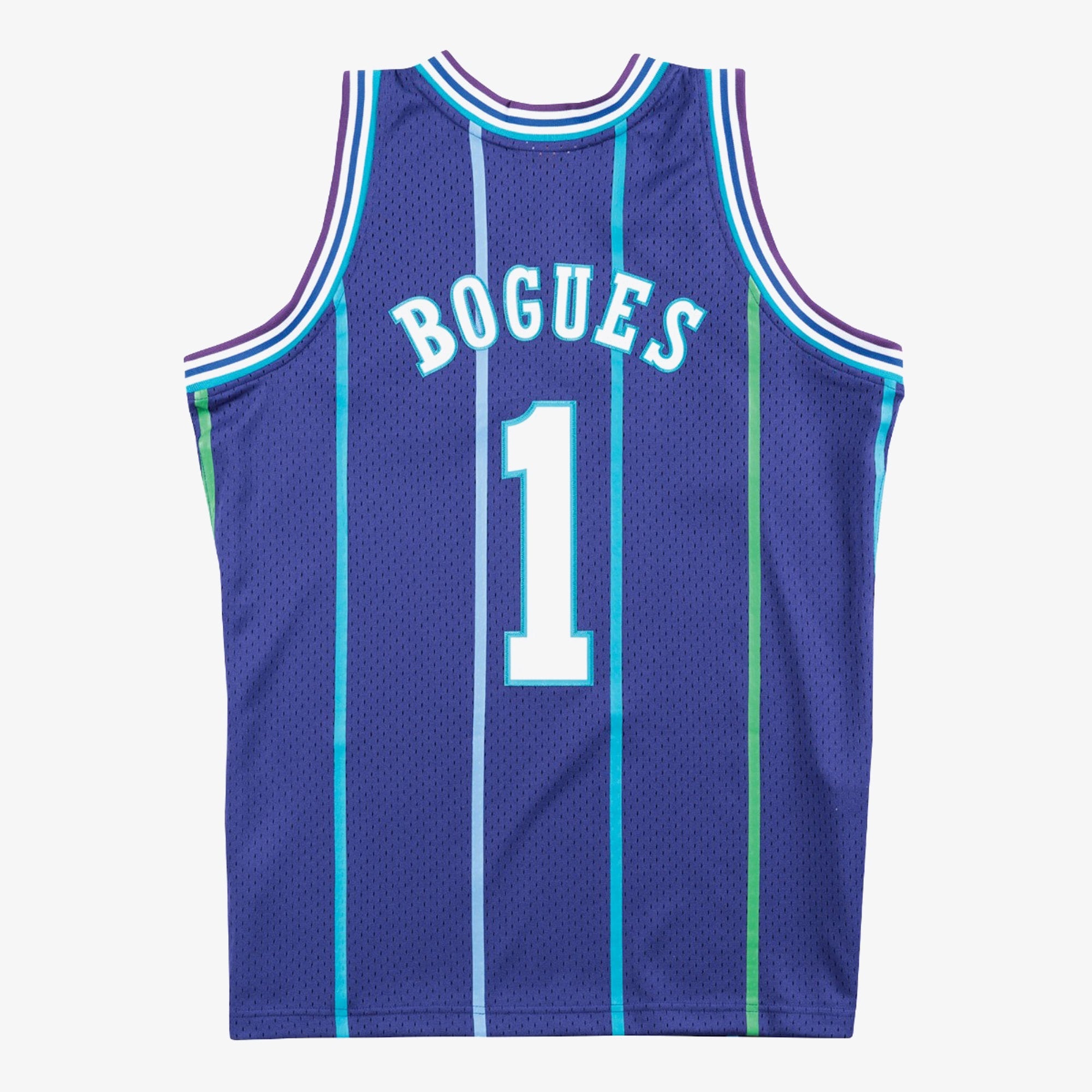 Charlotte Hornets Mitchell & Ness Muggsy Bogues 1994 Swingman Alternate Authentic Jersey - Purple