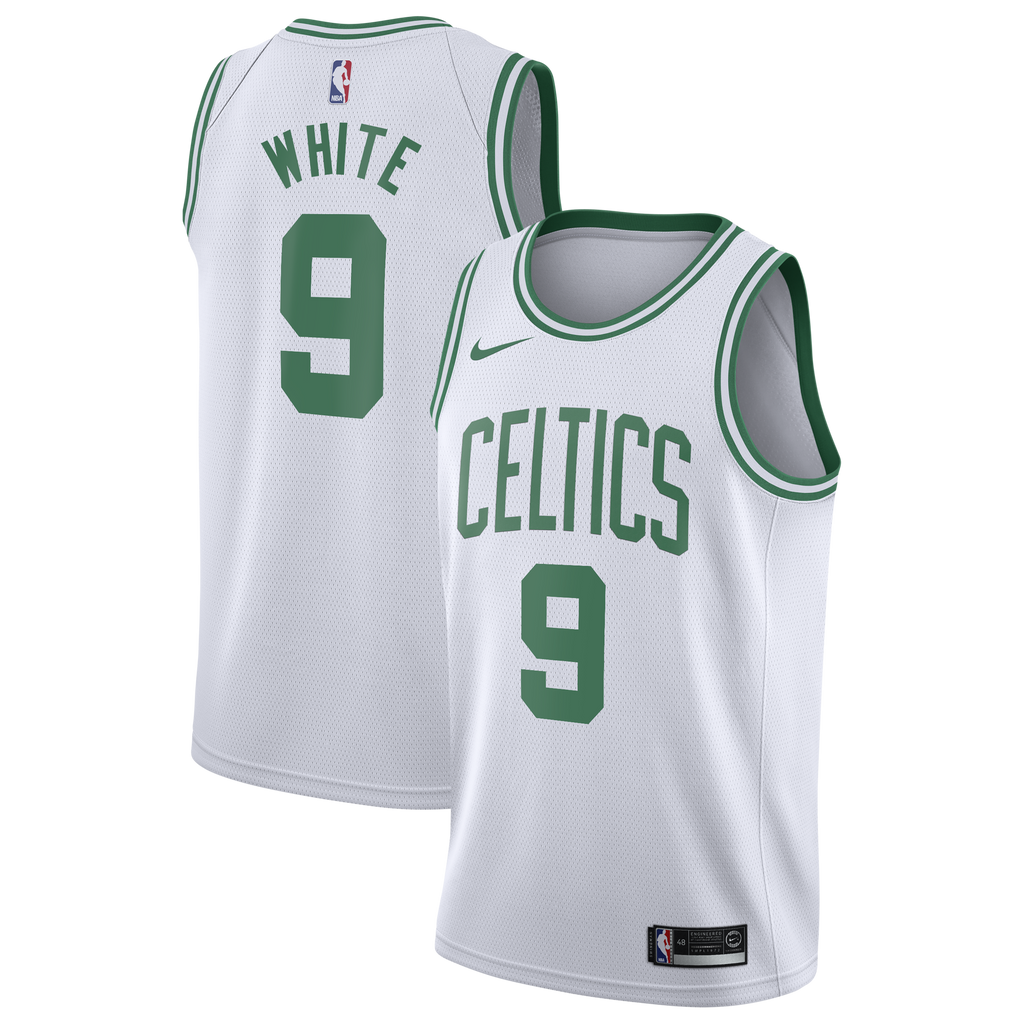 Boston Celtics Nike Association Edition Swingman Jersey - White - Derrick White - Youth