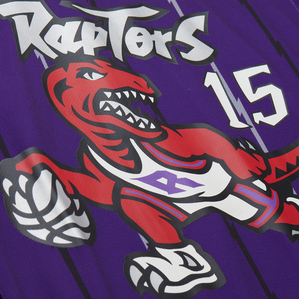 Unisex Mitchell & Ness Vince Carter Purple Toronto Raptors Maxxed Out Fashion Hockey Jersey
