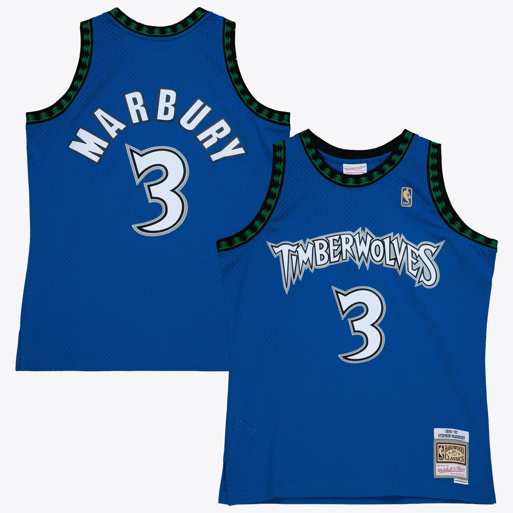 Minnesota Timberwolves Stephon Marbury Mitchell & Ness Alternate Swingman Jersey - Mens