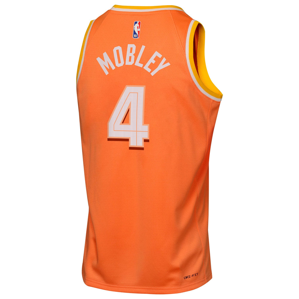 Cleveland Cavaliers Nike 2025/26 City Edition Swingman Jersey - Orange - Evan Mobley - Youth