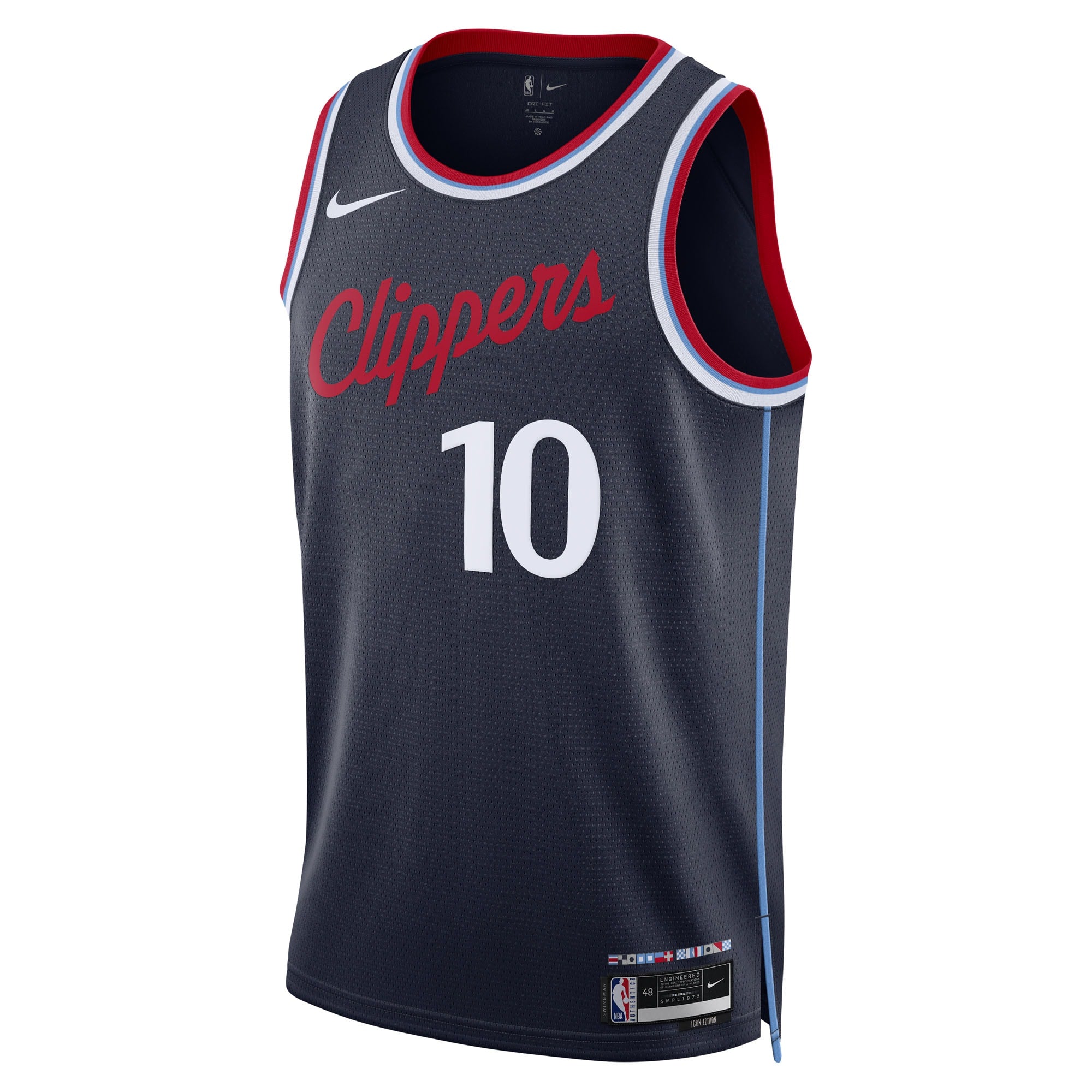 Los Angeles Clippers Nike Icon Edition Swingman Jersey - Navy - Darius Garland - Unisex