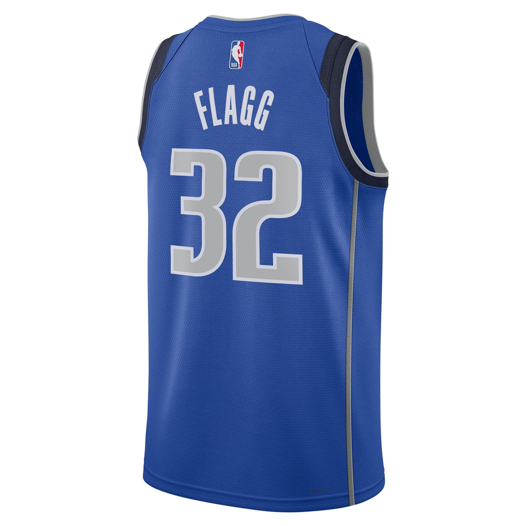 Dallas Mavericks Nike Icon Edition Swingman Jersey NBA 2025 First Round Draft Pick - Blue - Cooper Flagg - Unisex