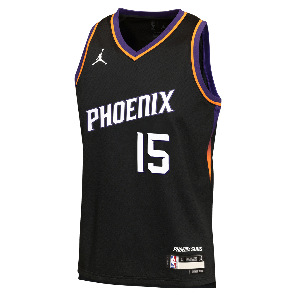 Phoenix Suns Jordan Brand Statement Edition Jersey - Black - Devin Booker - Youth