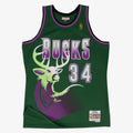 Milwaukee Bucks Mitchell & Ness Swingman Jersey Alternate Ray Allen 1996-97