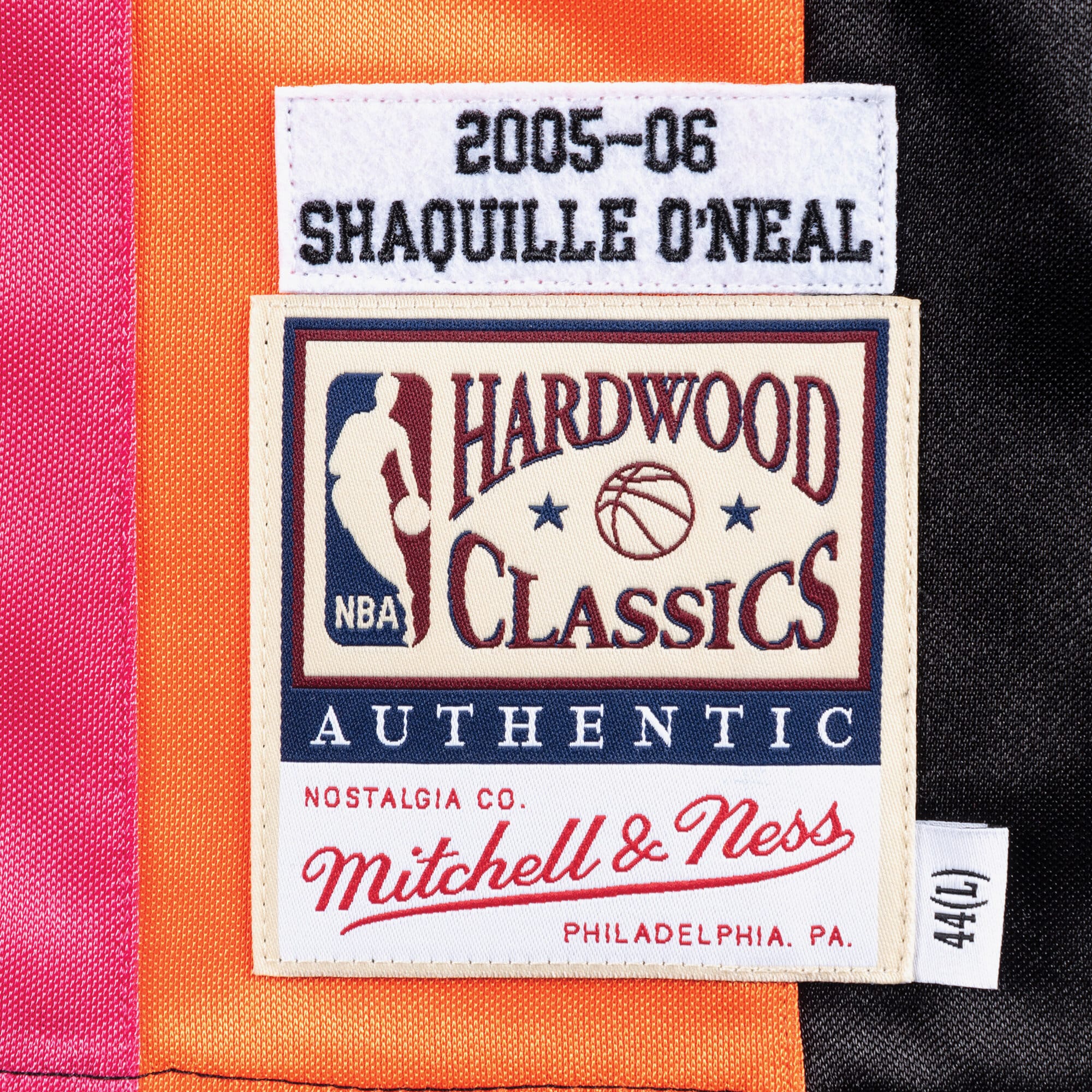 Miami Heat Mitchell & Ness Authentic Jersey Alternate Shaquille O'Neal 2005-06
