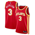 Atlanta Hawks Nike Icon Edition Swingman Jersey - Red - CJ McCollum - Unisex