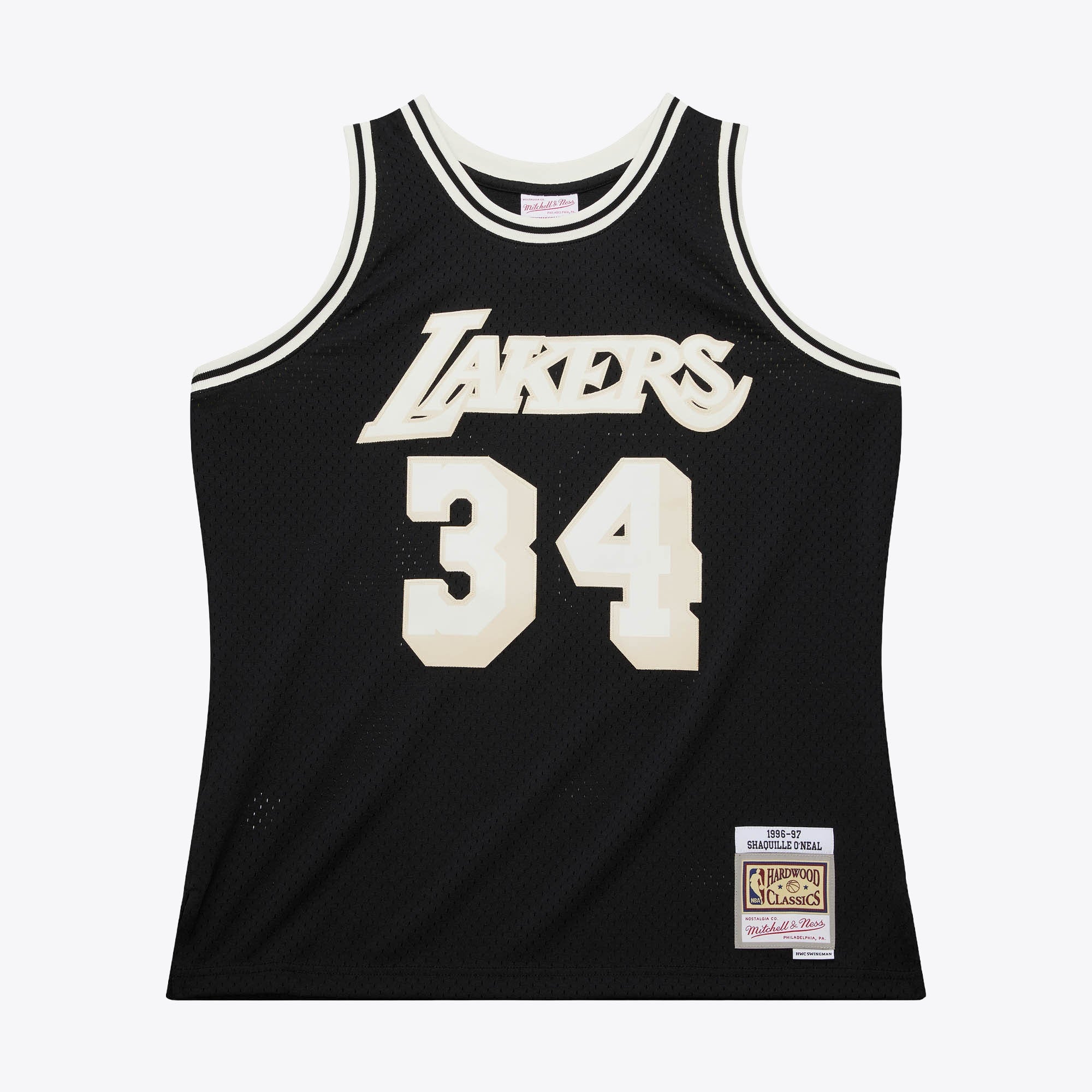 Los Angeles Lakers Mitchell & Ness Off Court Swingman Jersey Shaquille O'Neal 1996
