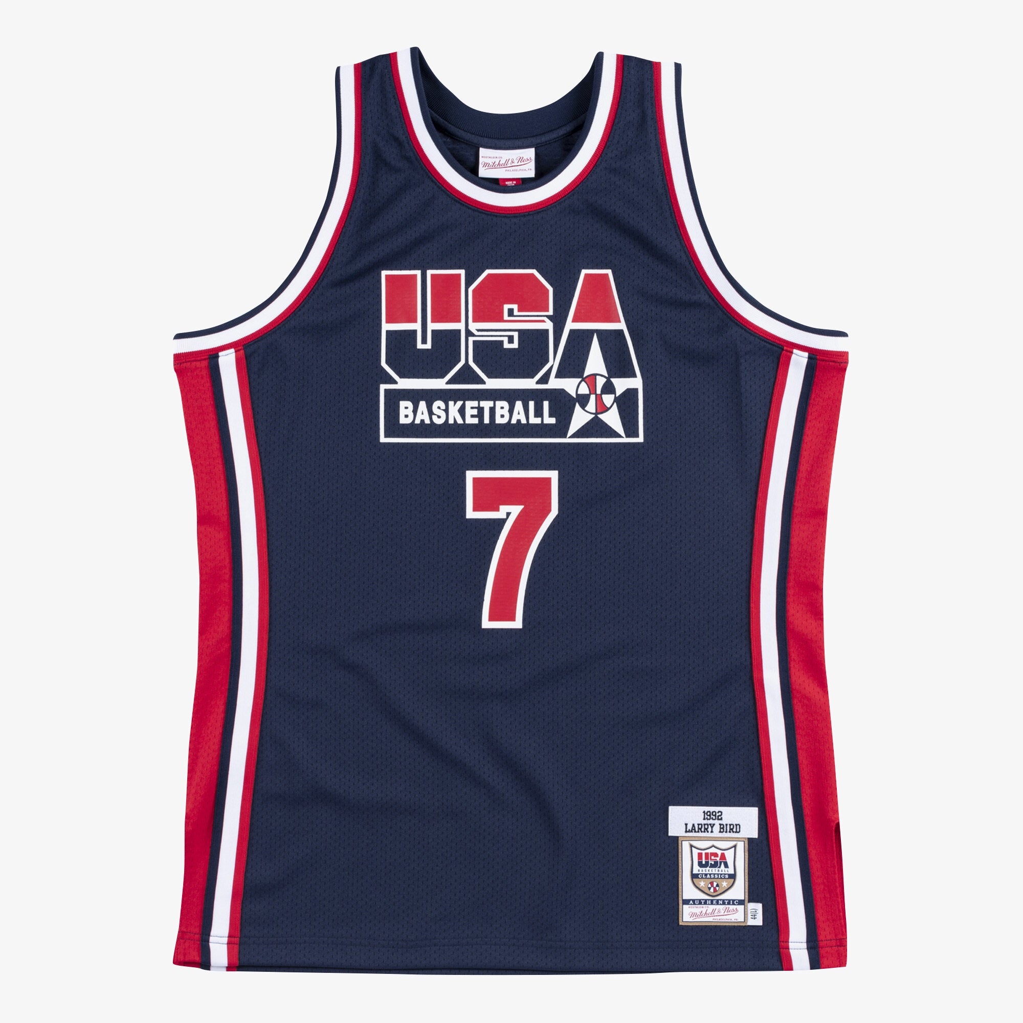 USA Basketball Mitchell & Ness Authentic Jersey Larry Bird 1992 Navy