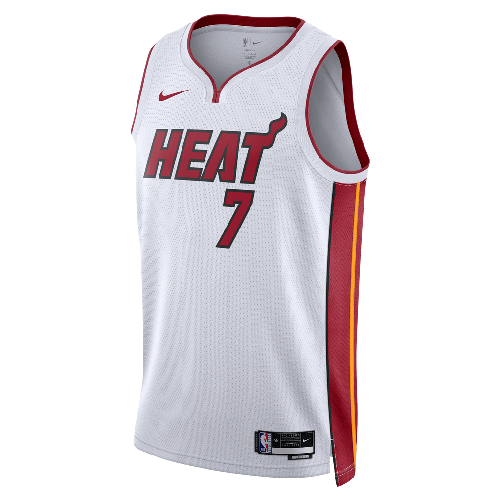 Miami Heat Nike Association Edition Swingman Jersey - White - Giannis Antetokounmpo - Unisex