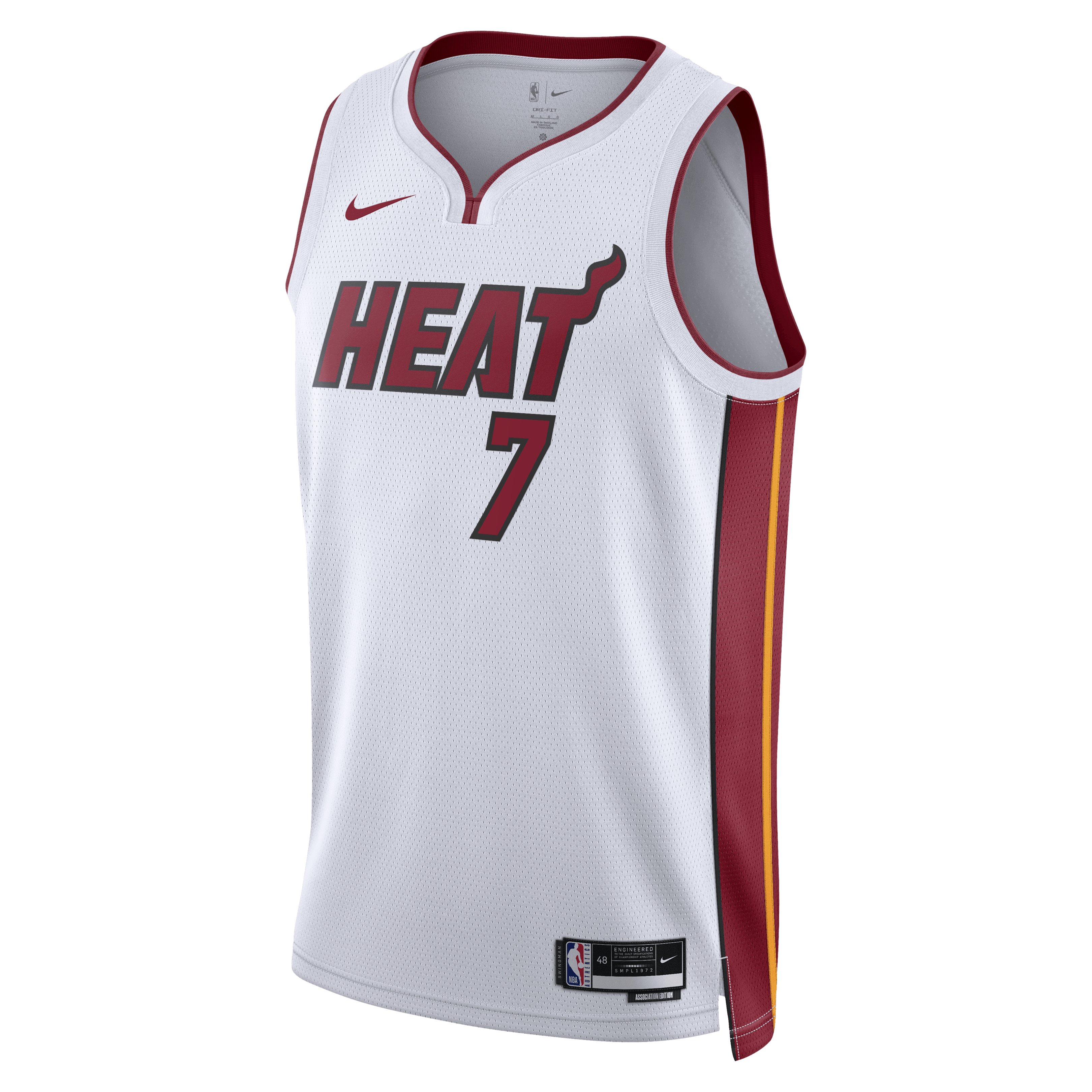 Miami Heat Nike Association Edition Swingman Jersey - White - Giannis Antetokounmpo - Unisex