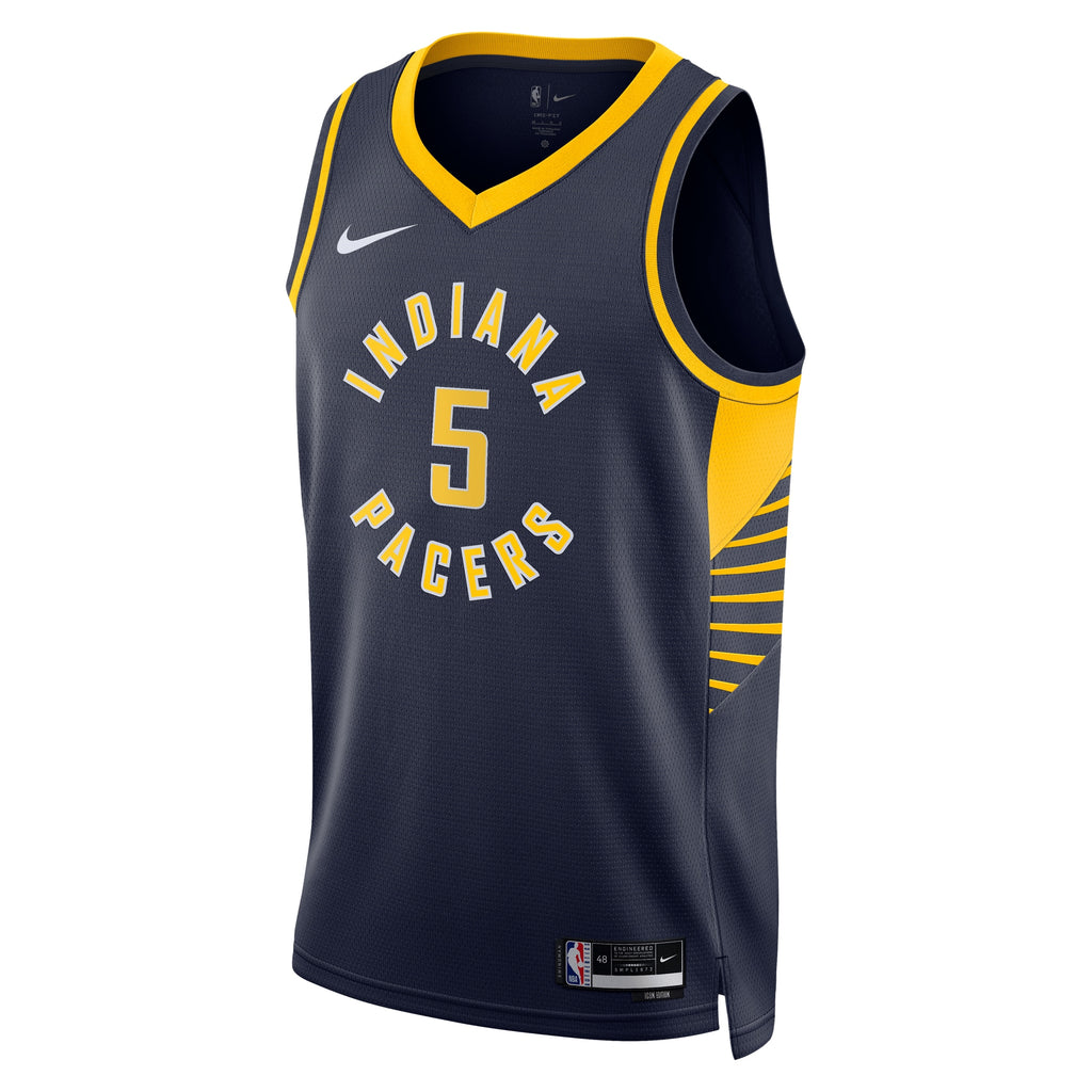 Indiana Pacers Nike Icon Edition Swingman Jersey - Navy - Jarace Walker - Unisex