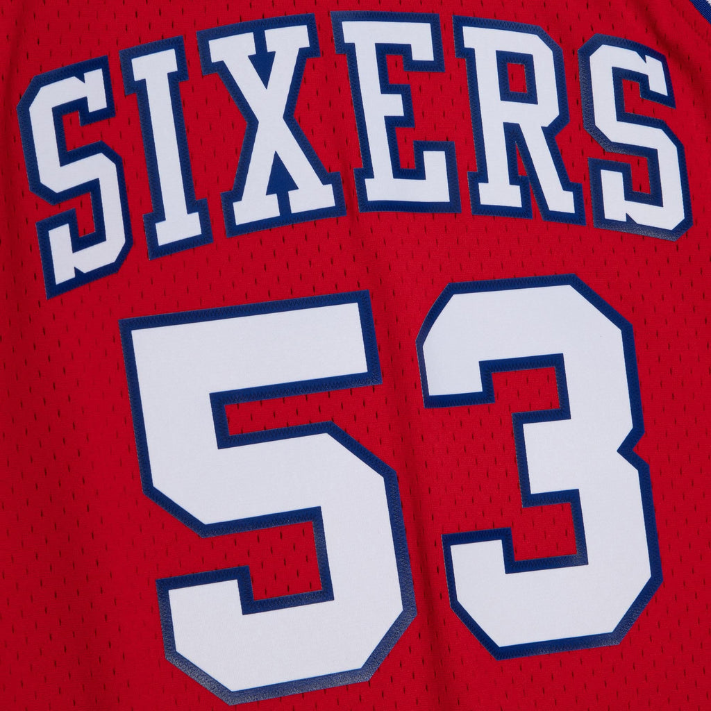 Philadelphia 76ers Mitchell & Ness Darryl Dawkins 1979 Dark Authentic Jersey - University Red