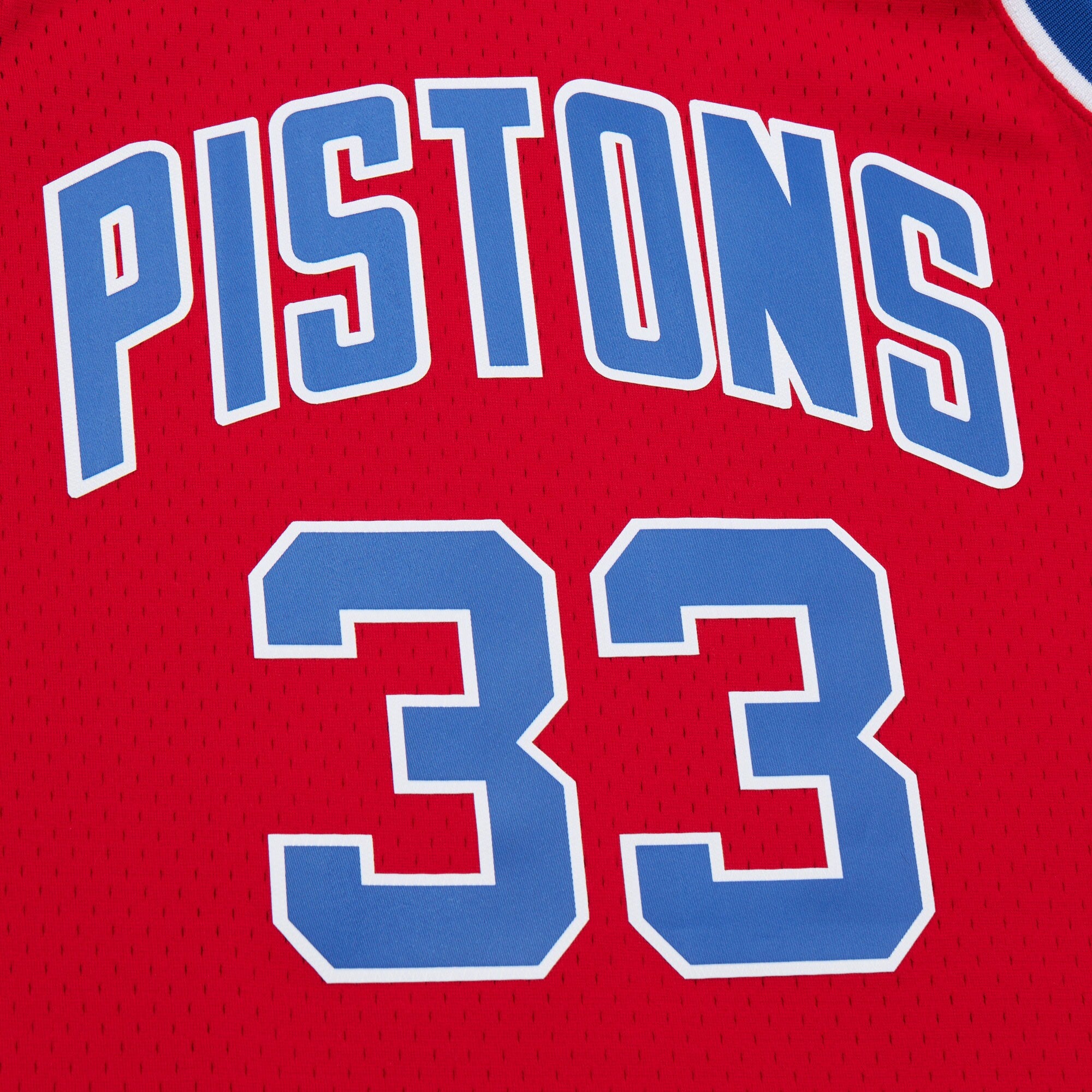 Detroit Pistons Mitchell & Ness Grant Hill 1994 Dark Authentic Jersey - Red