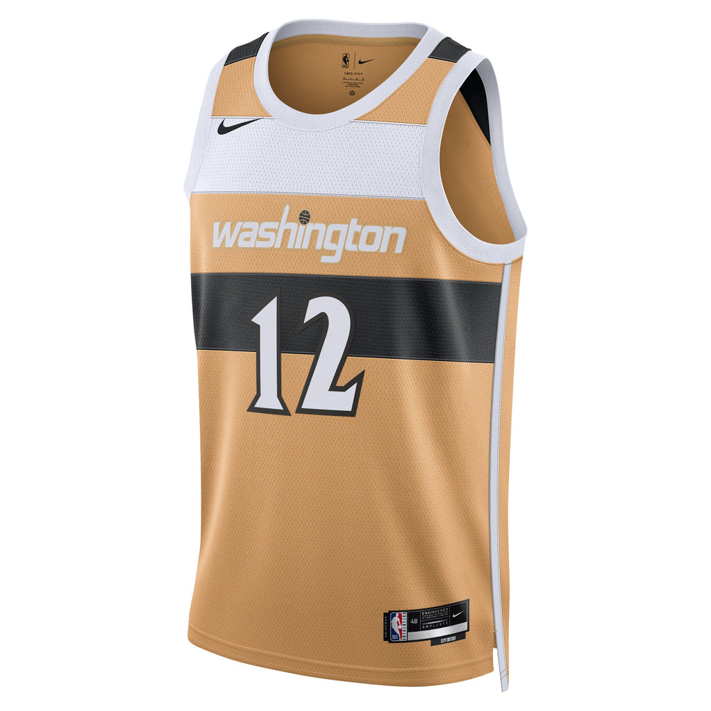 Washington Wizards Nike 2025/26 City Edition Swingman Jersey - Tan - Tre Johnson III - Unisex