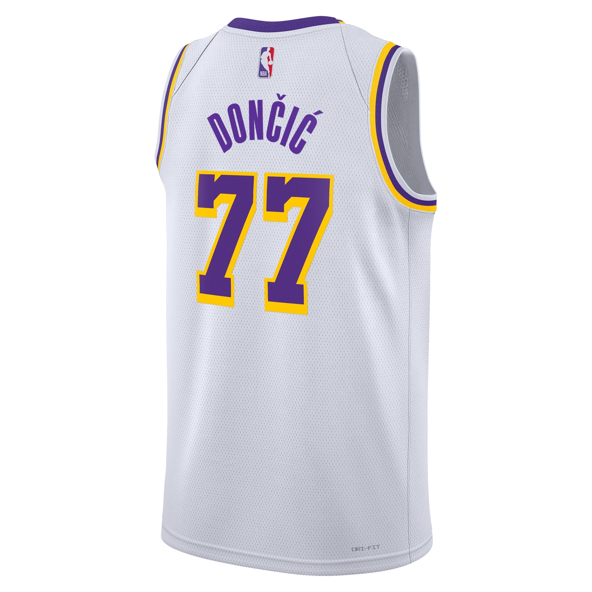 Los Angeles Lakers Nike Association Edition Swingman Jersey - White - Luka Dončić - Unisex