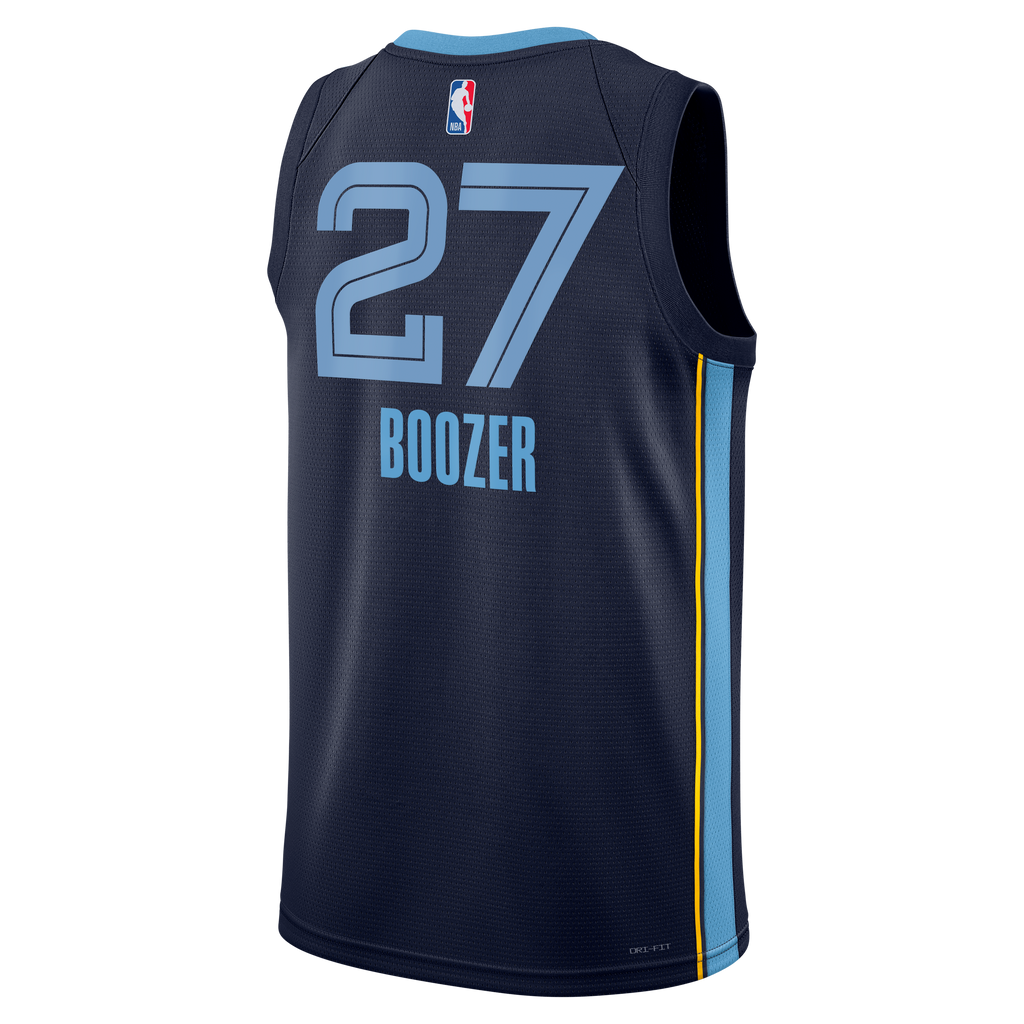 Memphis Grizzlies Nike Icon Swingman Jersey - Black - Cameron Boozer - Unisex