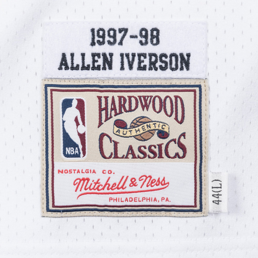 Philadelphia 76ers Mitchell & Ness Allen Iverson 1997 Authentic Jersey - White