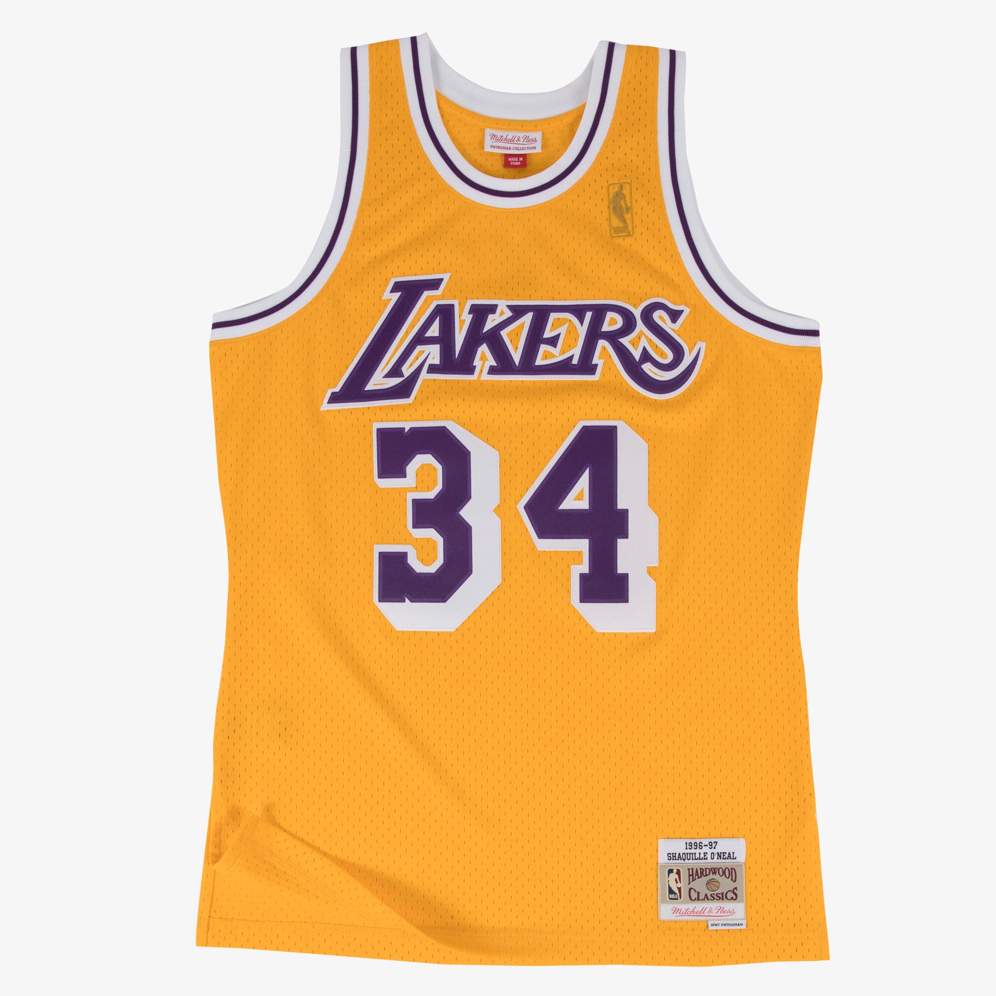 Los Angeles Lakers Mitchell & Ness Swingman Jersey Shaquille O'Neal 1996