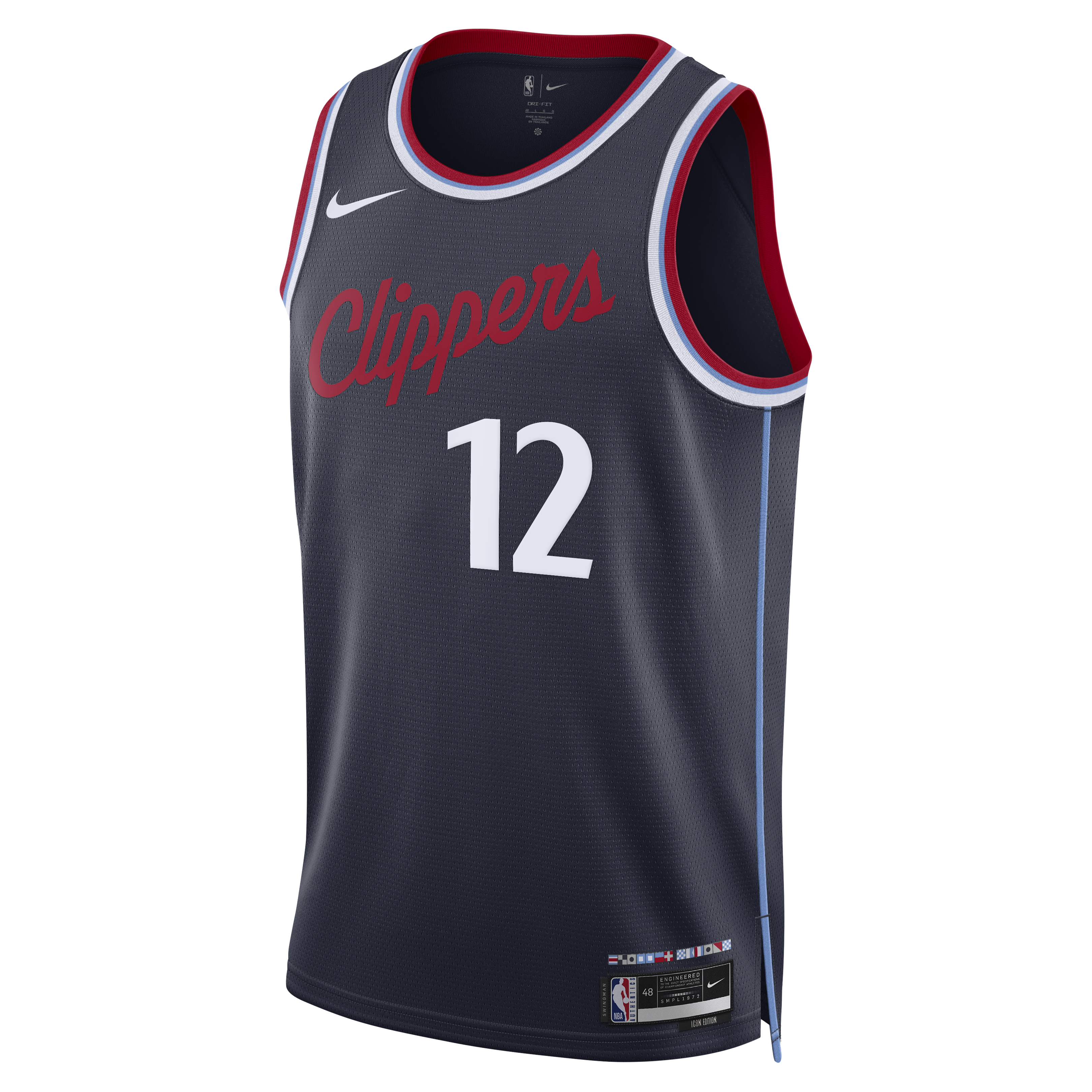 Los Angeles Clippers Nike Replica Icon Edition Swingman Jersey - Navy - Nick Martinelli - Youth