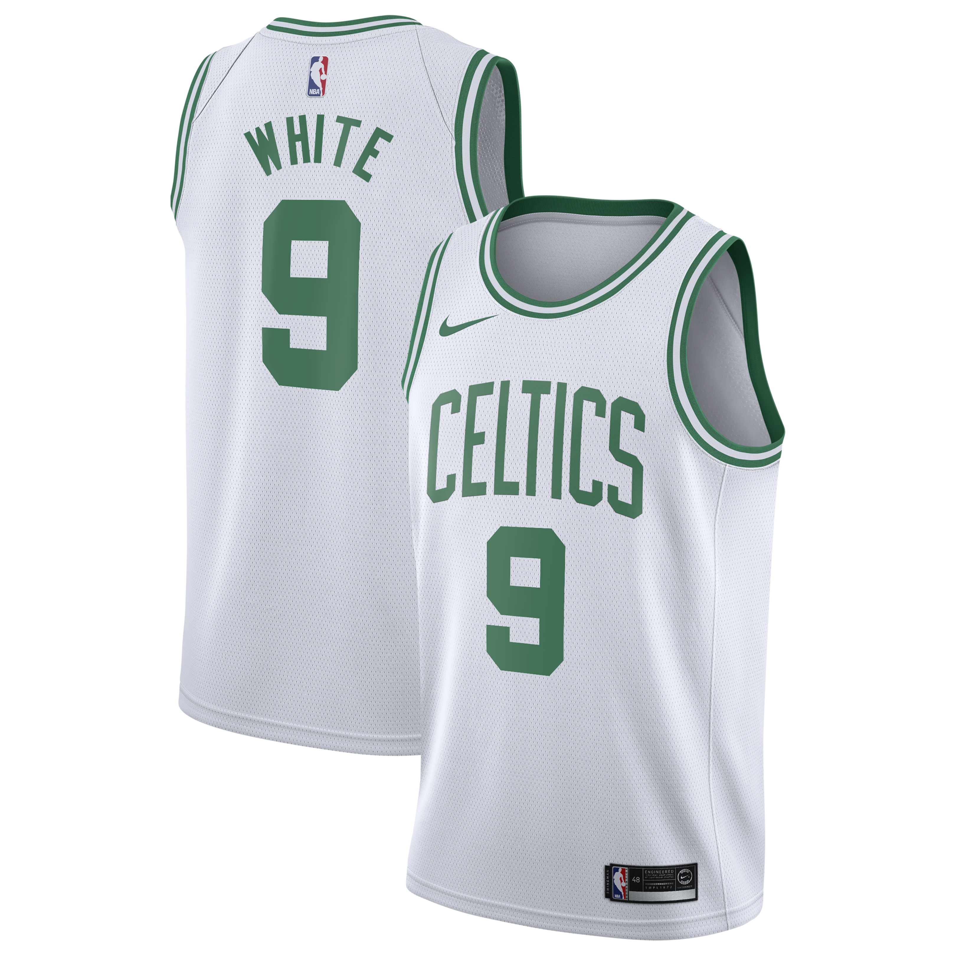 Boston Celtics Nike Association Edition Swingman Jersey - White - Derrick White - Youth