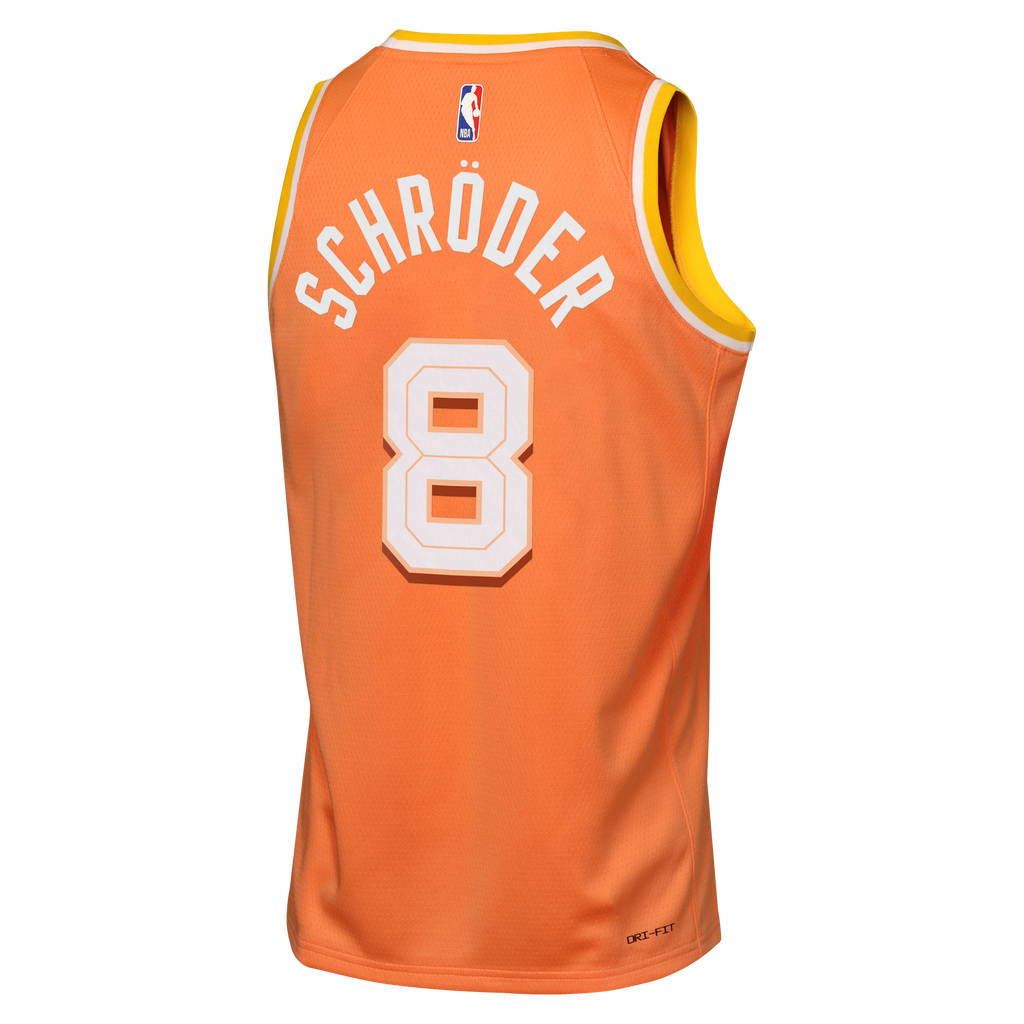 Nike Cleveland Cavaliers 2025/26 City Edition Swingman Jersey - Orange - Dennis Schröder - Youth