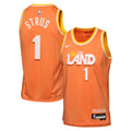 Cleveland Cavaliers Nike 2025/26 City Edition Swingman Jersey - Orange - Max Strus - Youth