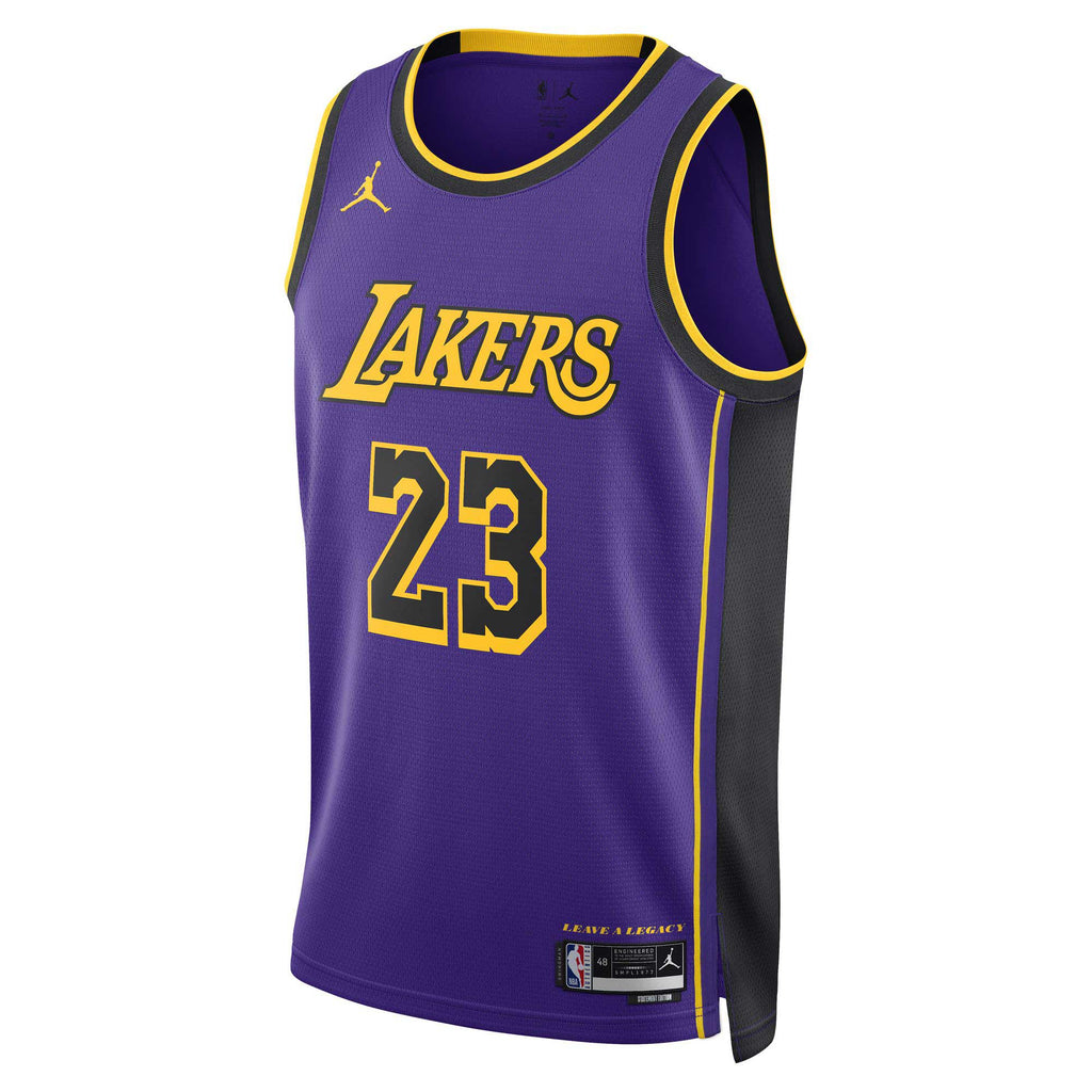Los Angeles Lakers Jordan Brand Statement Edition Swingman Jersey - Lebron James - Unisex