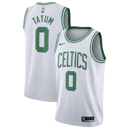 Boston Celtics Nike Association Edition Swingman Jersey - White - Jayson Tatum - Youth