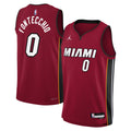 Miami Heat Jordan Brand Statement Edition Swingman Jersey - Red - Simone Fontecchio - Youth