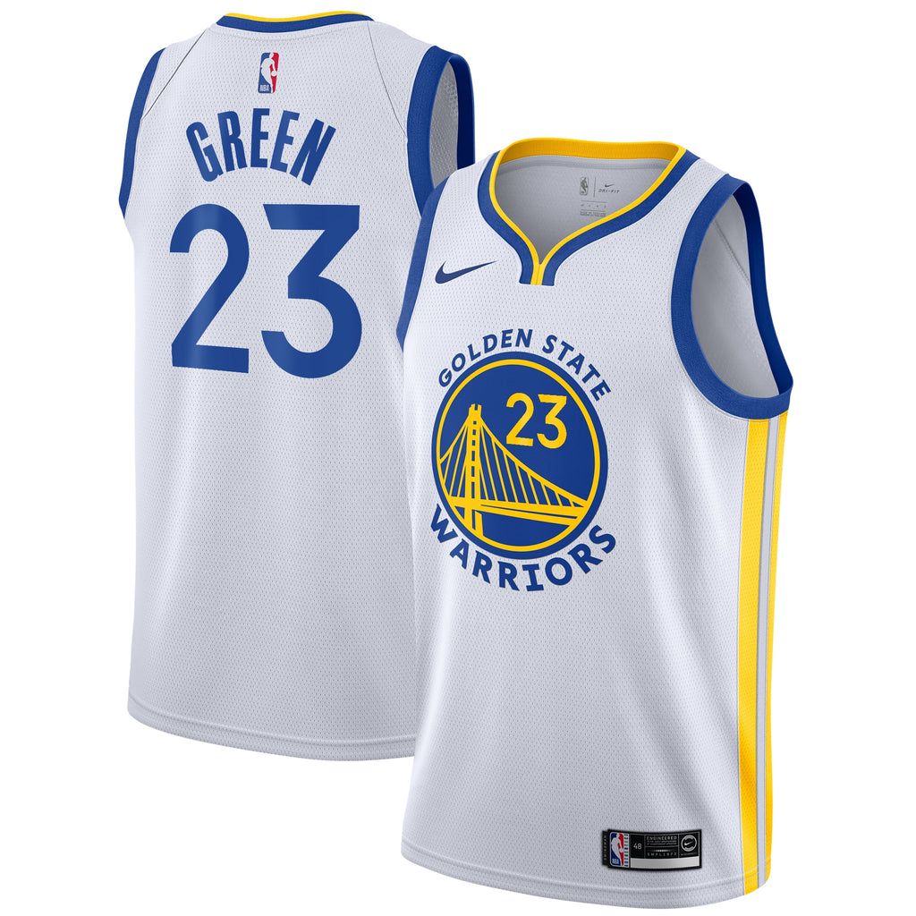 Golden State Warriors Nike Association Edition Swingman Jersey - White - Draymond Green - Youth