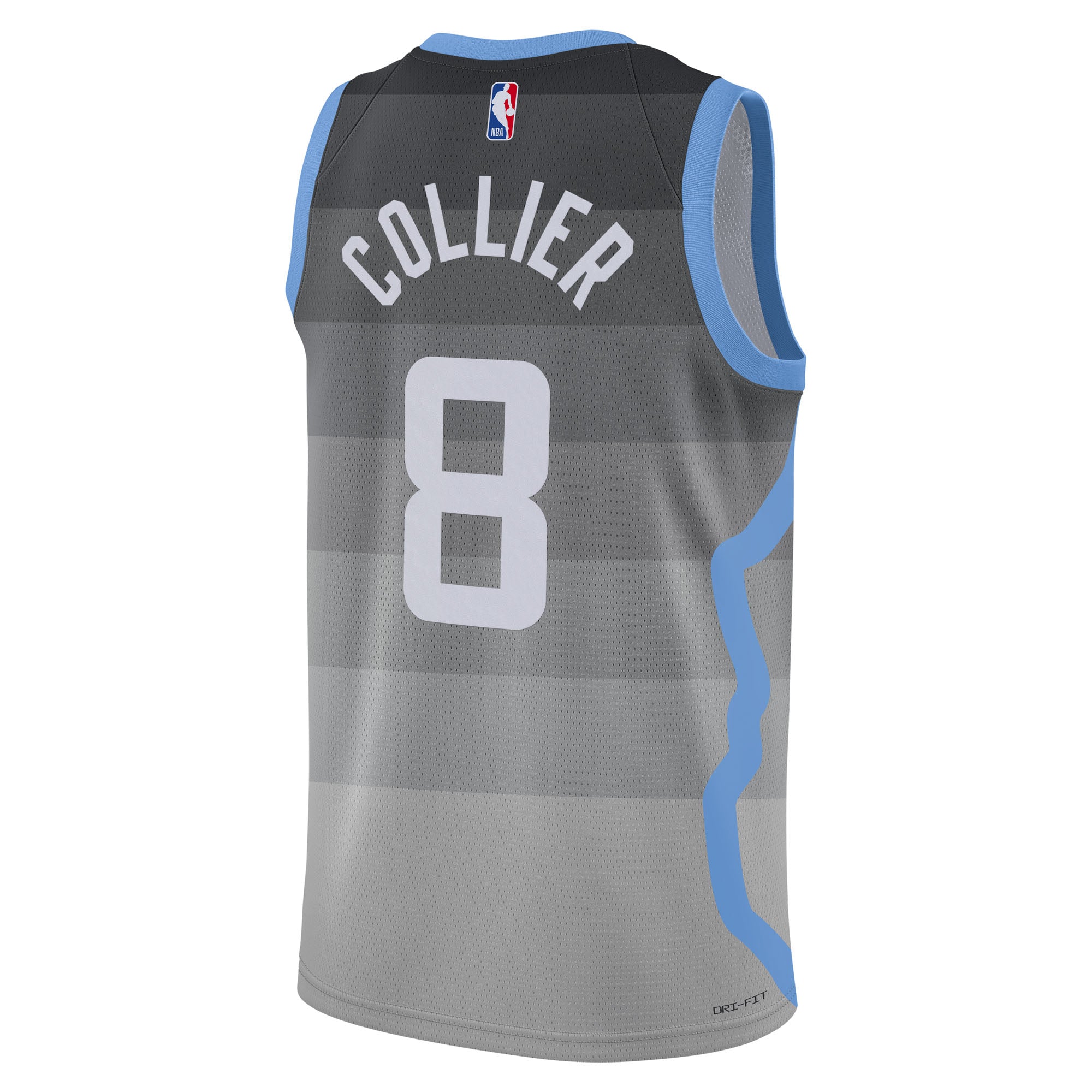 Utah Jazz Nike 2025/26 City Edition Swingman Jersey - Gray - Isaiah Collier - Unisex