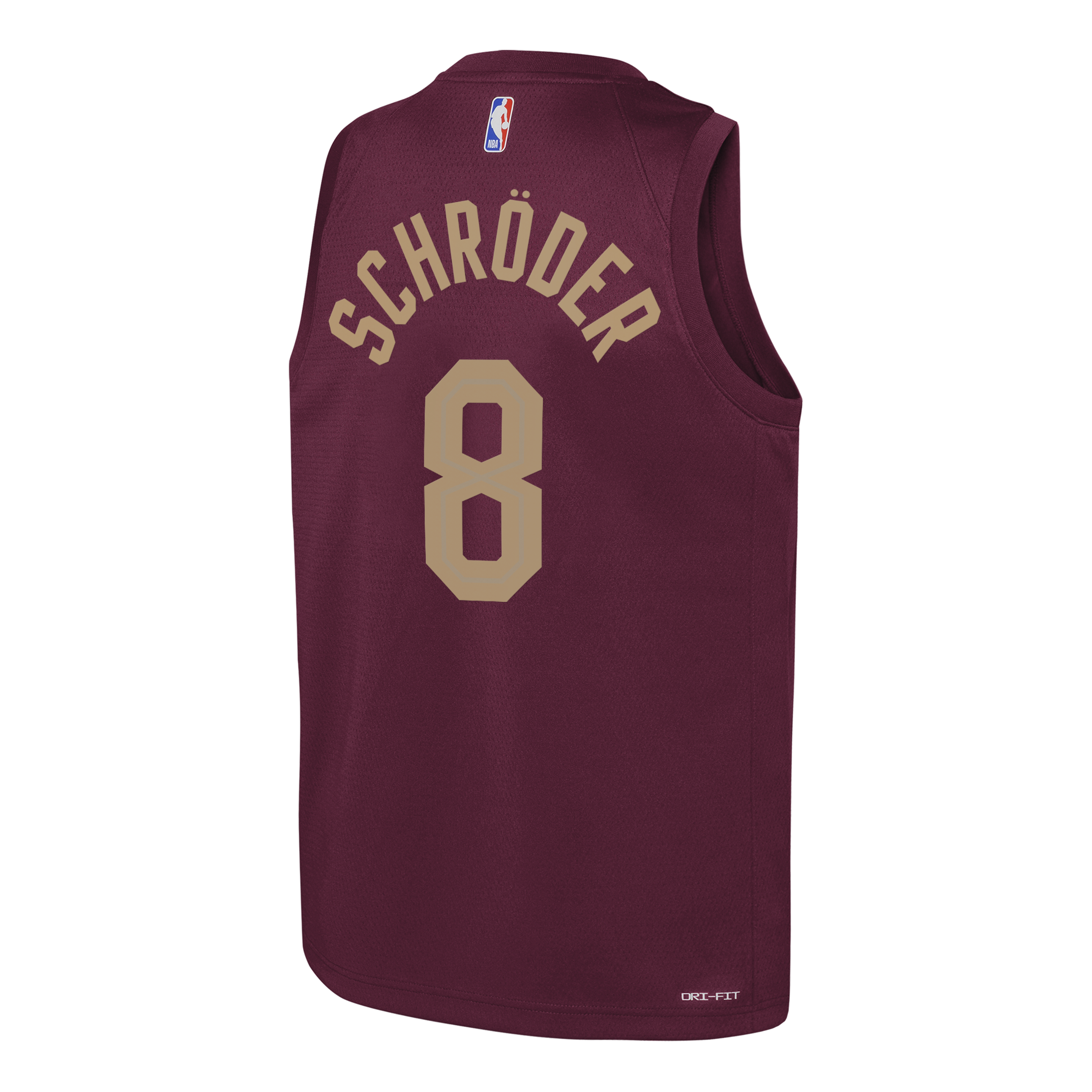 Cleveland Cavaliers Nike Icon Edition Swingman Jersey - Wine - Dennis Schröder - Youth