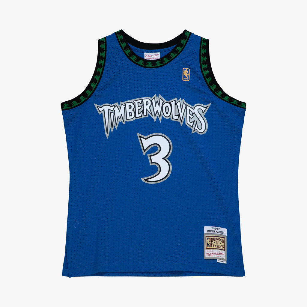 Minnesota Timberwolves Stephon Marbury Mitchell & Ness Alternate Swingman Jersey - Mens