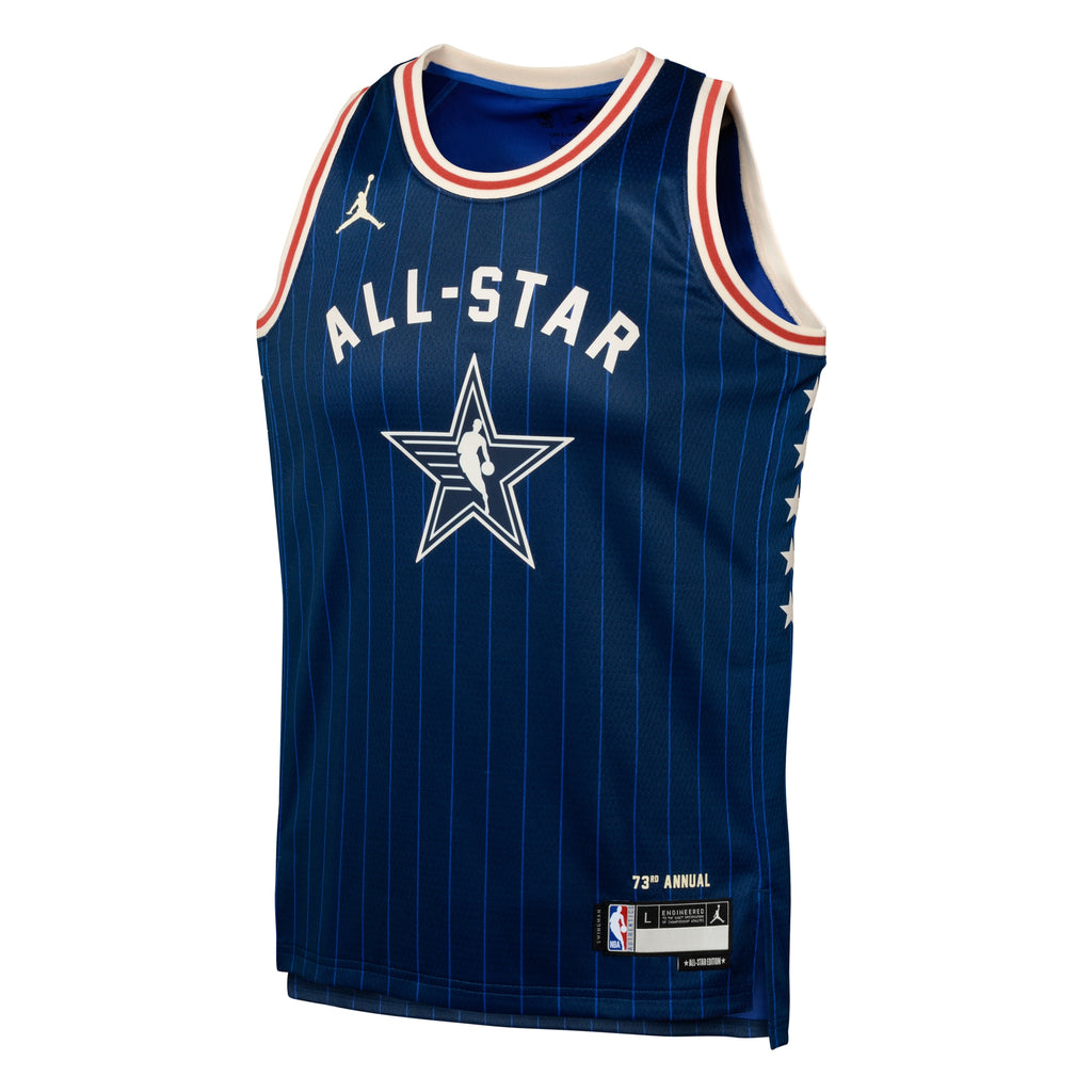 Eastern Conference Jordan Brand All-Star 2024 Swingman Jersey - Navy - Joel Embiid - Youth