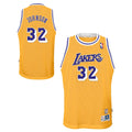 Los Angeles Lakers Magic Johnson 1984-85 Hardwood Classics Home Swingman Jersey - Light Gold - Youth