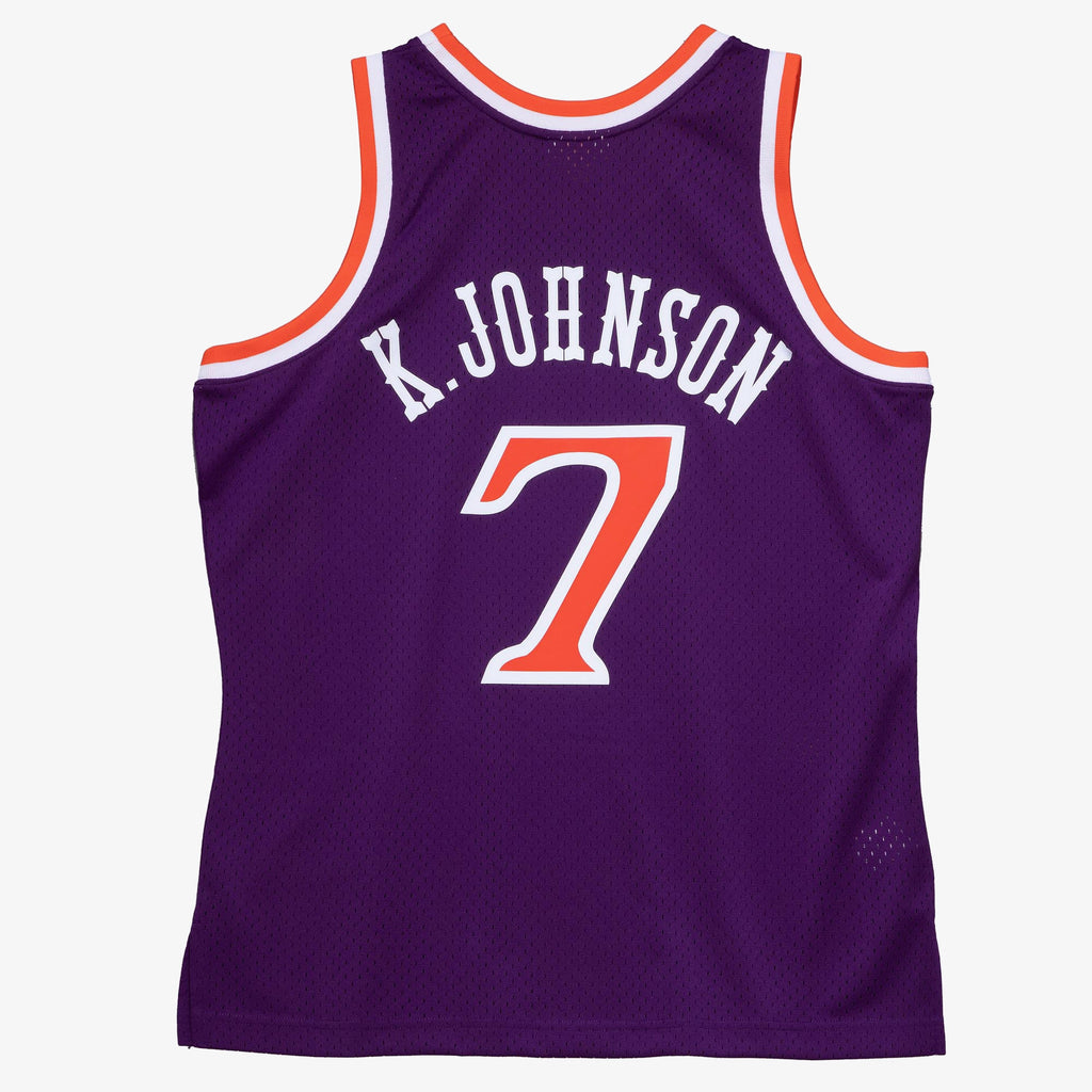 Phoenix Suns Mitchell & Ness Kevin Johnson 1989 Dark Authentic Jersey - Purple