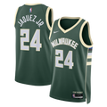 Milwaukee Bucks Nike Icon Edition Swingman Jersey - Hunter Green - Jaime Jaquez Jr. - Unisex
