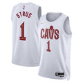 Cleveland Cavaliers Nike Association Edition Swingman Jersey - White - Max Strus - Unisex