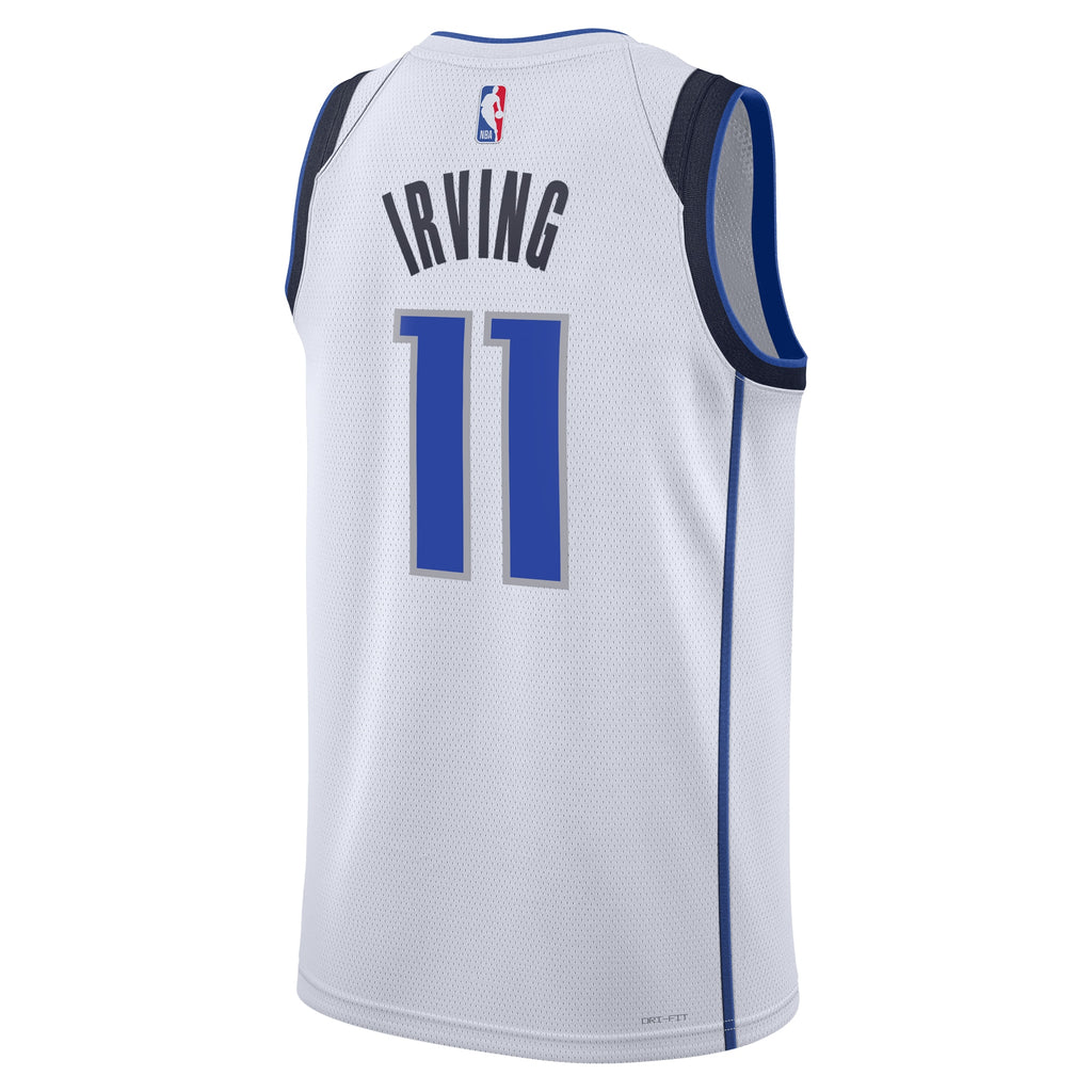 Dallas Mavericks Nike Association Edition Swingman Jersey - White - Kyrie Irving - Unisex