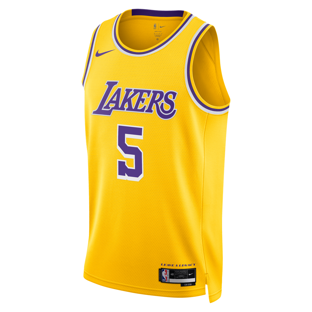 Los Angeles Lakers Nike Icon Edition Swingman Jersey - Gold - Quentin Grimes - Unisex